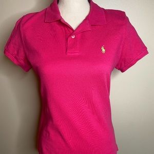 Ralph Lauren Hot Pink 'The Skinny Polo'